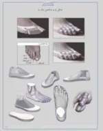 پا در مجسمه سازی